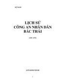 Ebook Lịch sử công an nhân dân Bắc Thái (1955 -1975): Phần 1