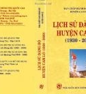 Ebook Lịch sử Đảng bộ huyện Cam Lộ (1930-2000): Phần 1