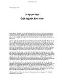 Gửi Người Em Nhỏ