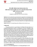 Tín hiệu hình ảnh trong bản tin trên báo mạng điện tử từ lý thuyết phân tích diễn ngôn đa thức