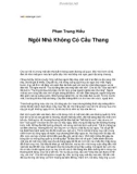 Ngôi Nhà Không Có Cầu Thang