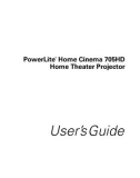 PowerLite® Home Cinema 705HD Home Theater Projector