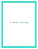 Truyện ngắn Tao Biết Rồi - Tao Yêu Mày