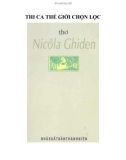 Tìm hiểu về thơ Nicôla Ghiden: Phần 1