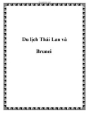 Du lịch Thái Lan và Brunei