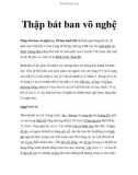 Thập bát ban võ nghệ