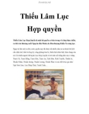 Thiếu Lâm Lục Hợp quyền