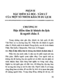 Giáo trình Tâm lý du khách (Giáo trình dành cho sinh viên đại học và cao đẳng ngành Du lịch): Phần 2