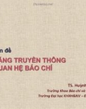 Bài giảng Kỹ năng truyền thông và quan hệ báo chí