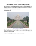 Taj Mahal từ những góc nhìn đẹp diệu kỳ