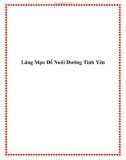 Lãng Mạn Để Nuôi Dưỡng Tình Yêu