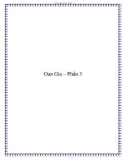 Oan Gia – Phần 3