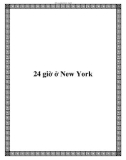 24 giờ ở New York