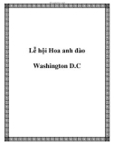 Lễ hội Hoa anh đào Washington D.C