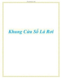 Khung Cửa Sổ Lá Rơi