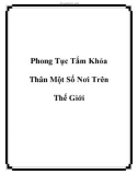 Phong Tục Tắm Khỏa Thân Một Số Nơi Trên Thế Giới