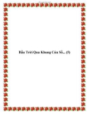 Bầu Trời Qua Khung Cửa Sổ - phần 5