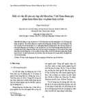 Một số vấn đề của các tạp chí khoa học Việt Nam tham gia phản biện khoa học và phản biện xã hội