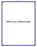 Phố di sản ở Phnom Penh