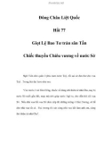 Đông Châu Liệt Quốc - Hồi 77