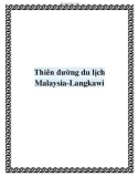 Thiên đường du lịch Malaysia-Langkawi