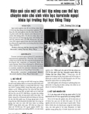 Hiệu quả của một số bài tập nâng cao thể lực chuyên môn cho sinh viên học karatedo ngoại khóa tại trường Đại học Đồng Tháp