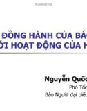 Bài giảng Sự đồng hành của báo chí với hoạt động của HĐND - Nguyễn Quốc Thắng