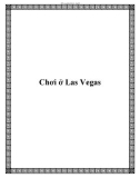 Chơi ở Las Vegas