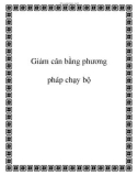 Giảm cân bằng phương pháp chạy bộ