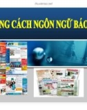 Bài giảng Phong cách ngôn ngữ báo chí