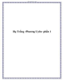 Hạ Trắng -Phương Uyên- phần 1