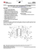 BIAS POWER SUPPLY FOR TV AND MONITOR TFT LCD PANELS