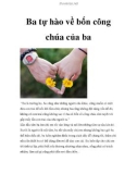 Ba tự hào về bốn công chúa của ba