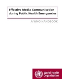 Effective Media Communication during Public Health Emergencies