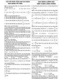 Câu hỏi phần tổng hợp Dao động - Dao động cưỡng bức - Dao động tắt dần - Hiện tượng cộng hưởng