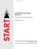 Social Media Use during Disasters