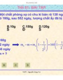 Bài giảng vật lý : Sự phóng xạ part 2