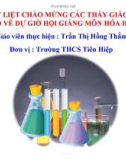 Bài giảng điện tử môn hóa học: tính chất hóa học của kim loại