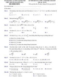 Đề thi HK2 Toán 11 THPT chuyên Nguyễn Huệ - Hà Nội năm học 2016 - 2017