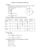 Toán lượng giác - Chương 1: Công thức lượng giác