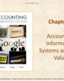 Lecture Accounting information systems: Chapter 1 - Richardson, Chang, Smith