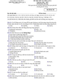Đề thi thử tốt nghiệp THPT môn Hóa học năm 2022-2023 (Lần 3) - Trường THPT Yên Lạc 2