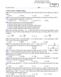 Đề thi học kì 1 môn Vật lí 11 năm 2019-2020 có đáp án - Trường THPT Kim Sơn A