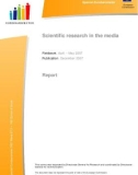 Scientific research in the media