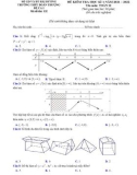 Đề thi học kì 1 môn Toán lớp 12 năm 2021-2022 có đáp án - Trường THPT Đoàn Thượng, Hải Dương