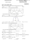 Đề thi học kì 1 môn Toán lớp 12 năm 2021-2022 có đáp án - Trường THPT Bảo Thắng 3, Lào Cai