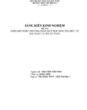 Sáng kiến kinh nghiệm: Phối hợp nhiều phương pháp giúp học sinh tìm hiểu về bài toán và thuật toán