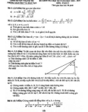 Đề kiểm tra học kì 1 môn Toán lớp 9 năm 2020-2021 - Phòng GD&ĐT Thanh Trì