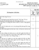 Đề thi học kì 2 môn Lịch sử và Địa lí lớp 6 năm 2022-2023 có đáp án - Trường THCS Lê Văn Tám, Điện Bàn