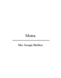 Mona by Mrs. Georgie Sheldon